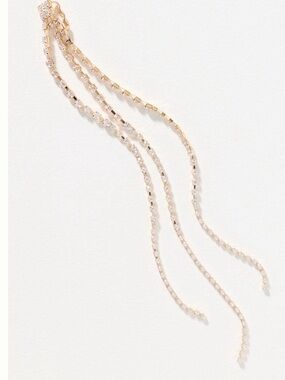 NWT Anthropologie crystal hair tie,  silver.